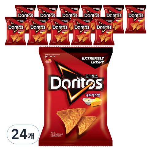 도리토스 나쵸치즈맛 과자, 172g, 24개