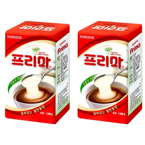 Frima 식물성크림 프리마, 1.2kg, 1개입, 2개