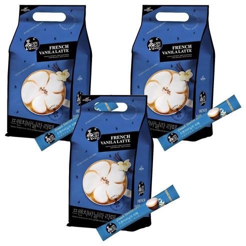 쟈뎅 까페모리 프렌치바닐라 라떼 커피믹스, 12g, 60개입, 3개
