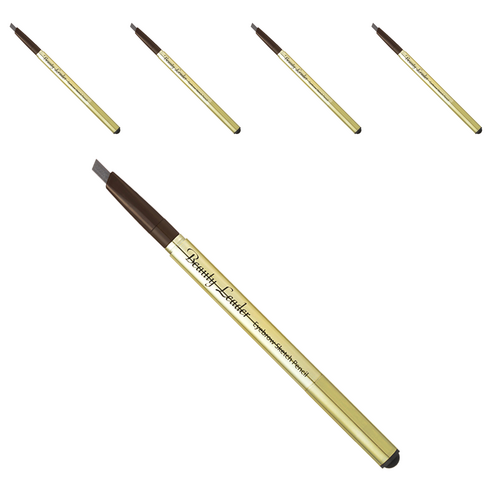 뷰티리더 아이브로우 스케치 펜슬 0.35g, 03호 진회색, 5개