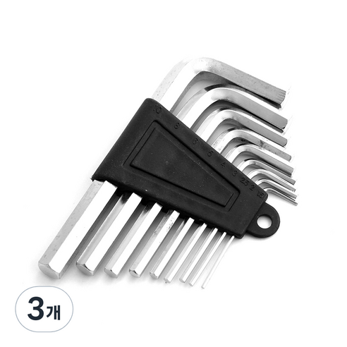 Tree 고급 육각렌치 9p, 3개