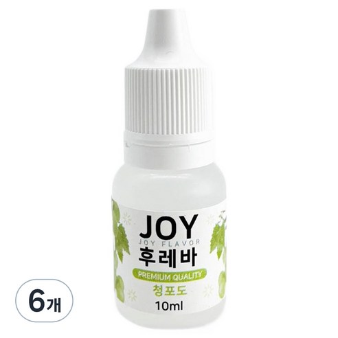 아로미조이 조이후레바 슬라임재료, 6개, 청포도