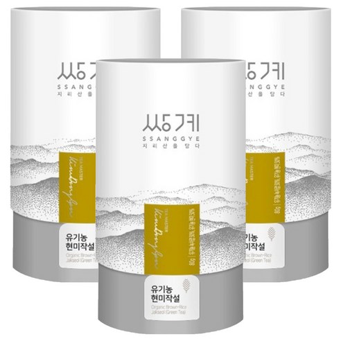 지관 유기농차, 80g, 3개, 1개입