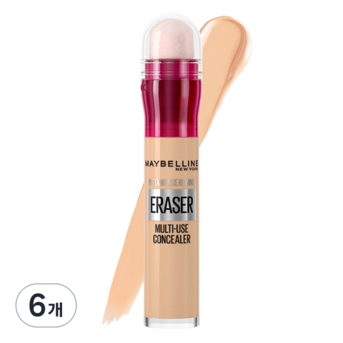 메이블린 뉴욕 에이지 리와인드 스틱 컨실러 6ml, 라이트, 6개