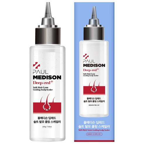 폴메디슨 딥레드 솔트 탈모 쿨링 스케일러 샴푸, 1개, 200ml
