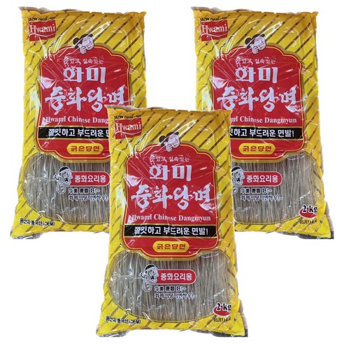 화미 중화 당면, 2kg, 3개