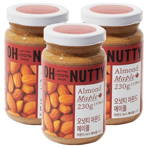 오넛티 아몬드 메이플, 230g, 3개