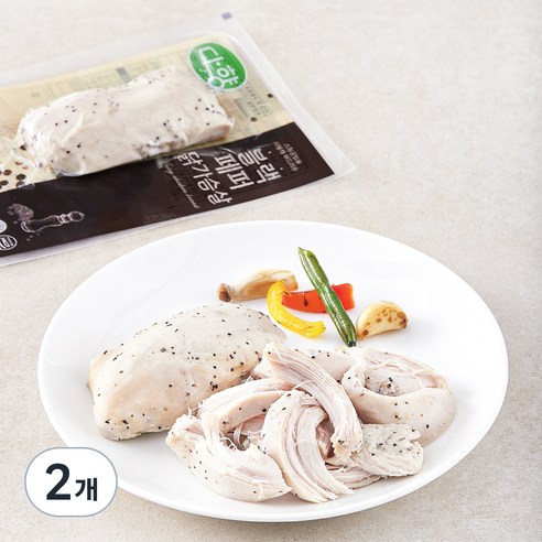 다향오리 블랙페퍼 닭가슴살, 100g, 1개입, 2개