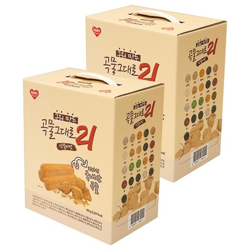 곡물그대로21 구워만든 인절미맛, 900g, 2개