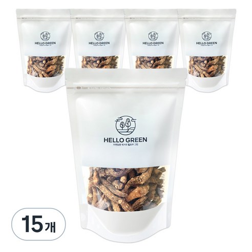 헬로우그린 볶은 둥굴레차 팩, 100g, 15개, 1개입
