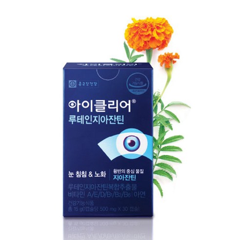 아이클리어 루테인지아잔틴, 30정, 6개