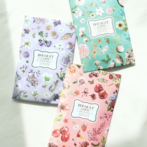 부케가르니 퍼퓸드 샤쉐 소프트코튼 본품, 20g, 4개