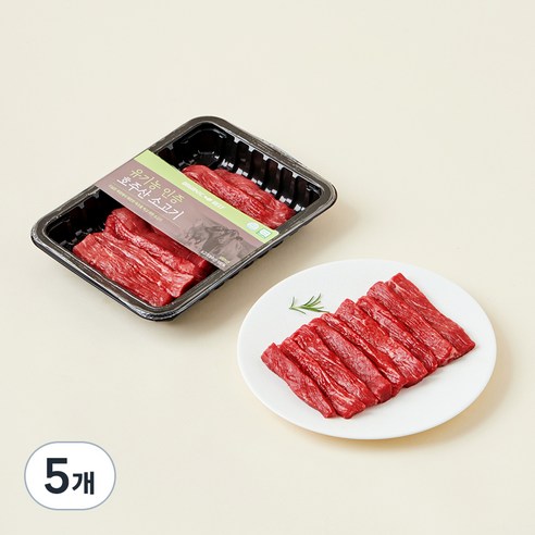 동원홈푸드 유기농 인증 우둔 장조림용 (냉장), 200g, 5개