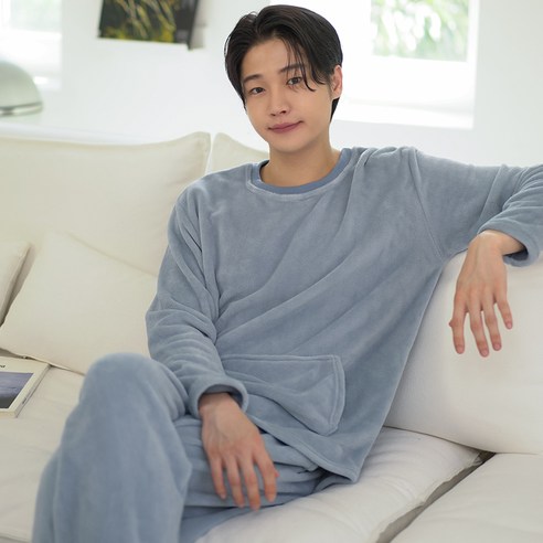 남녀공용후리스 추천상품 어나더디 데일리 밍크 수면 커플 잠옷세트 소개