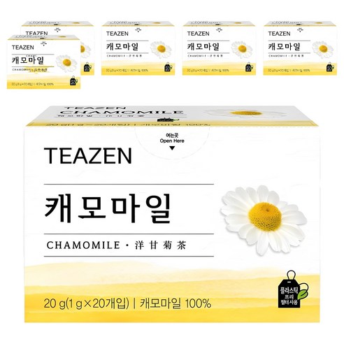 티젠 캐모마일, 1g, 20개입, 6개