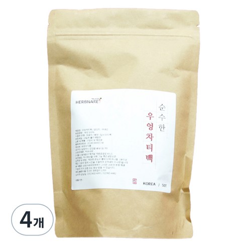 허브나래 우엉차 삼각티백, 1g, 50개입, 4개