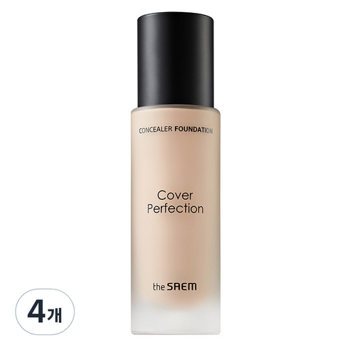 더샘 커버 퍼펙션 컨실러 파운데이션 30ml, 4개, 1.0 클리어 베이지