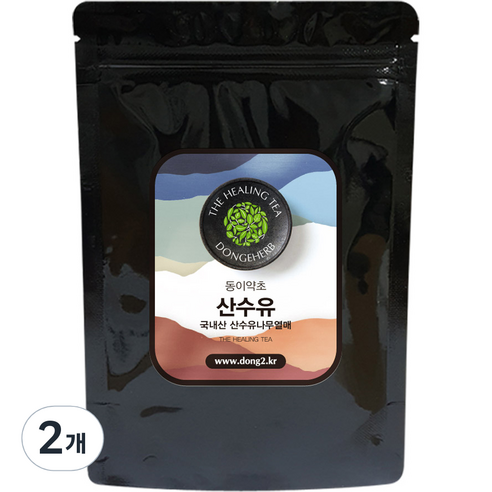 동이약초 산수유, 150g, 2개
