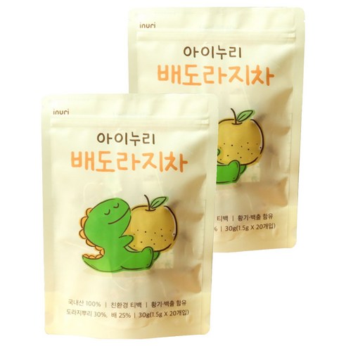 inuri 배도라지차, 1.5g, 20개입, 2개