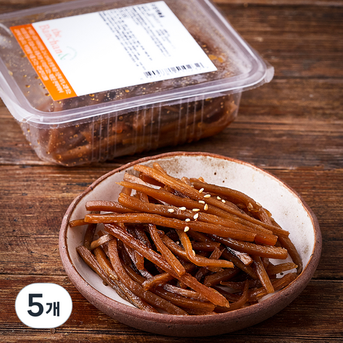 더반찬 우엉채 볶음, 80g, 5개