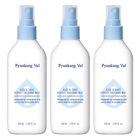 편강율 키즈 앤 베이비 퍼펙트 수딩 미스트, 100ml, 3개