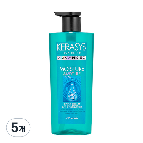 케라시스 어드밴스드 앰플샴푸 모이스쳐, 600ml, 5개