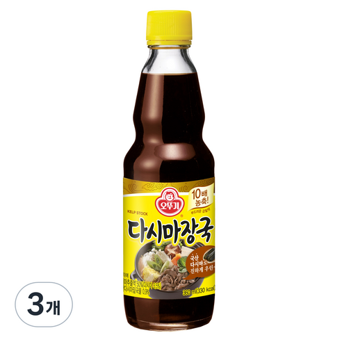 오뚜기 다시마장국, 3개, 360ml