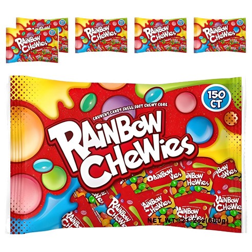 레인보우 츄스 츄이캔디, 600g, 6개