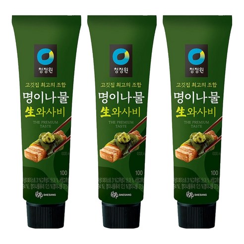 청정원 명이나물 생와사비, 100g, 3개