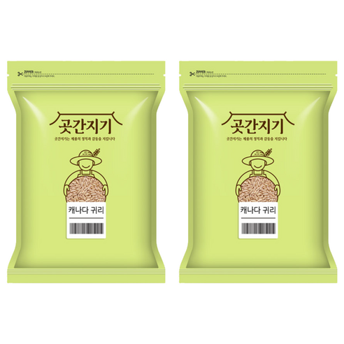 곳간지기 캐나다산 귀리, 2kg, 2개