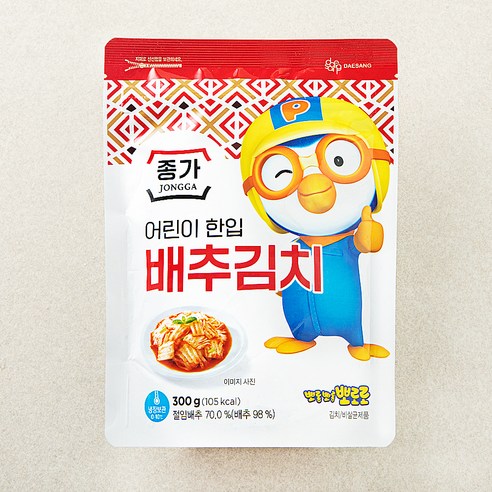 종가 어린이 한입 배추김치 300g
