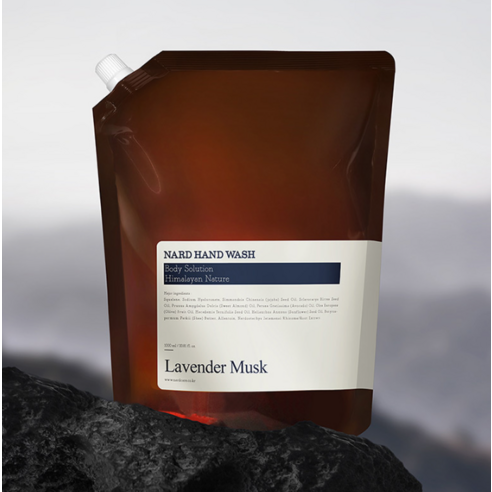 향긋한 손길, 촉촉한 일상, 부케가르니 나드 핸드워시 라벤더머스크