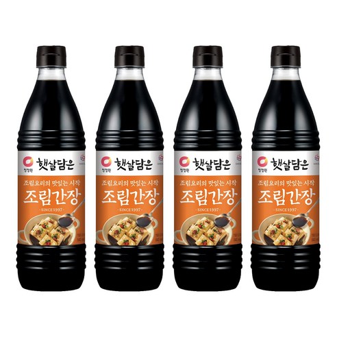 햇살담은 조림간장, 840ml, 4개