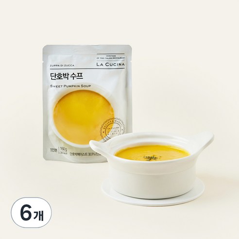 라쿠치나 단호박 스프 (냉장), 160g, 6개