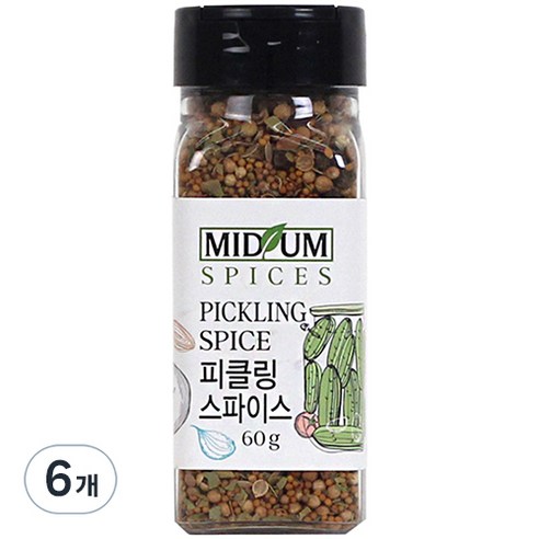 피클링 스파이스 오이피클 향신료, 60g, 6개