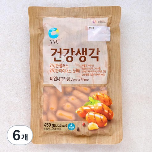 청정원 건강생각 비엔나 소시지, 1kg, 1개