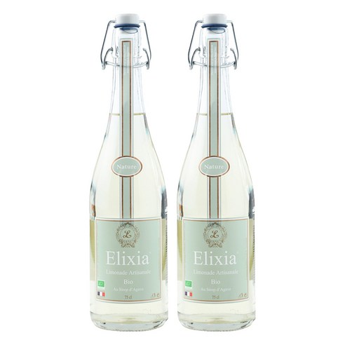 엘릭시아 유기농 레몬에이드 탄산음료 750ml, 2개