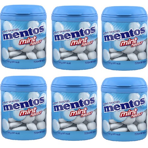 멘토스 민트맛 바틀, 120g, 6개