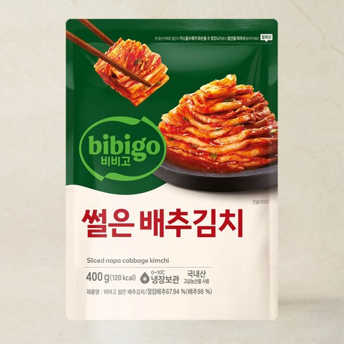 비비고 썰은 배추김치, 400g, 1개