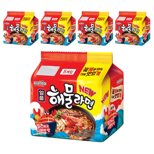 팔도일품 해물라면 115g, 25개
