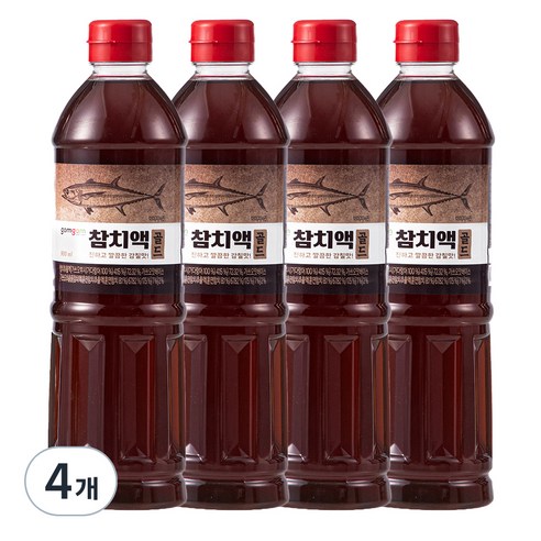 곰곰 참치액 골드, 900ml, 4개