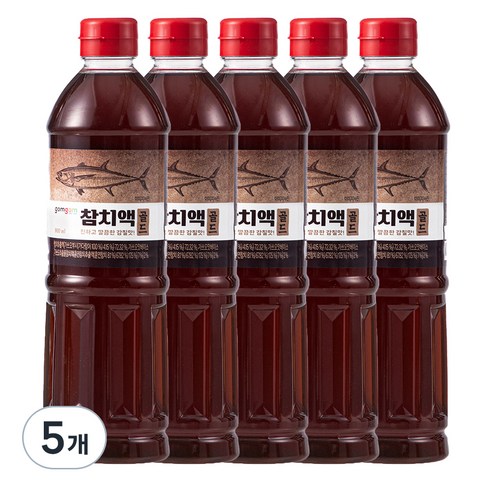 곰곰 참치액 골드, 900ml, 5개