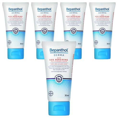 비판톨 더마 SOS 멀티 퍼포즈 크림, 30ml, 5개