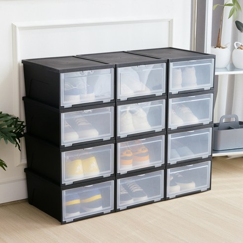 효율적인 공간 활용으로 깔끔한 신발 정리