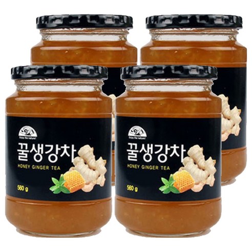 오가닉스토리 꿀생강차, 560g, 1개입, 4개