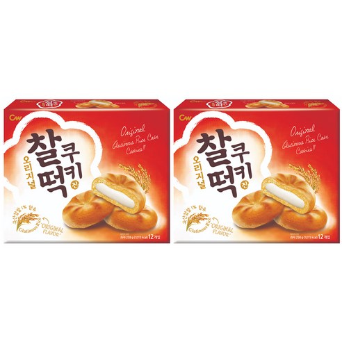 청우식품 찰떡쿠키 오리지날 12p