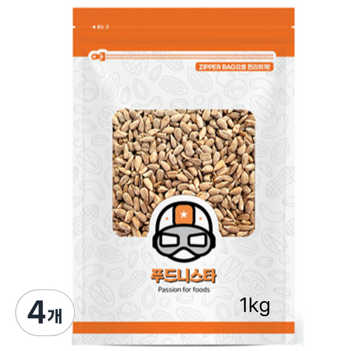 푸드니스타 해바라기씨, 4개, 1kg