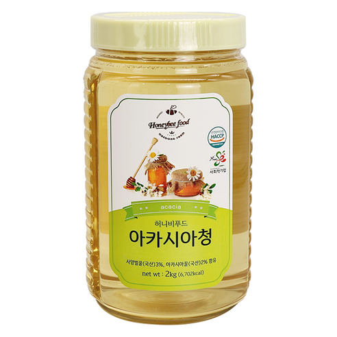 허니비푸드 아카시아청, 1개, 2kg 꿀