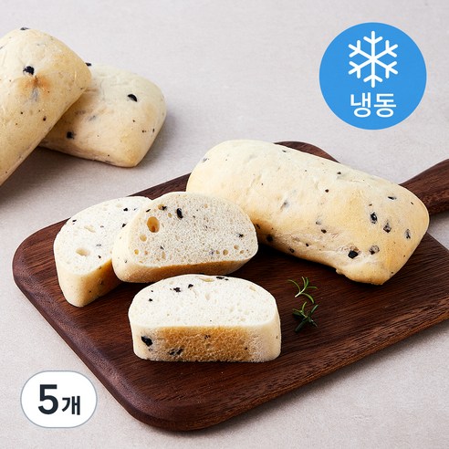 곰곰 이탈리아식 올리브 치아바타 (냉동), 500g, 5개