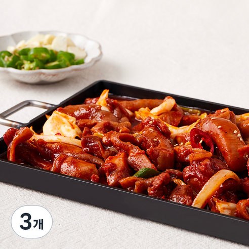 팜스쿡 양념철판 닭갈비, 1kg, 3개
